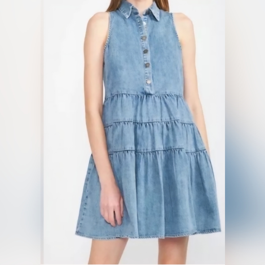 En Saison Palais Mini Dress In Denim